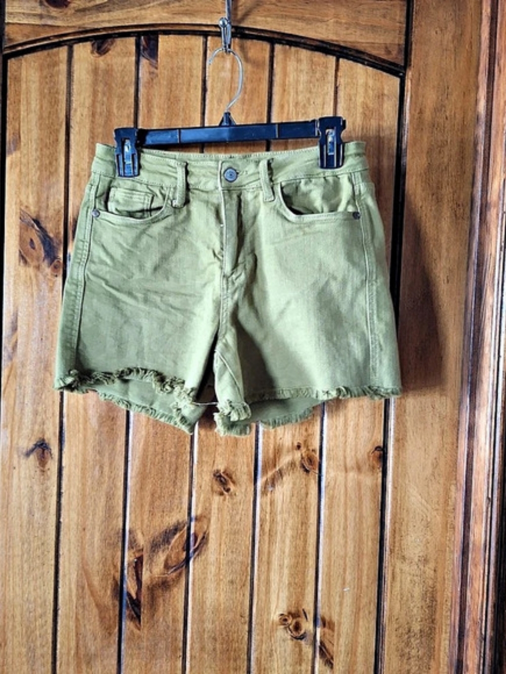 Judy Blue Women's Cargo Shorts Green Size Medium